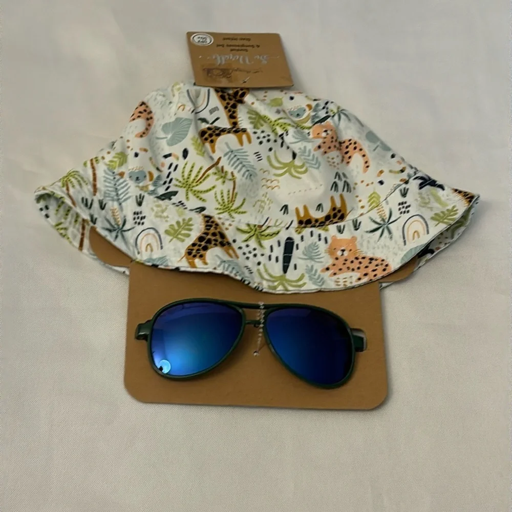 Safari Hat and Sunglasses Set